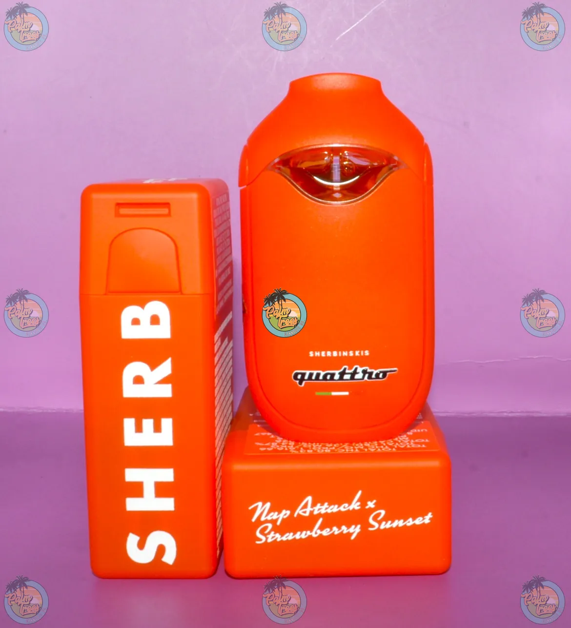 SHERBINSKI DUAL CHAMBER VAPES NAP ATTACK X STRAWBERRY SUNSET